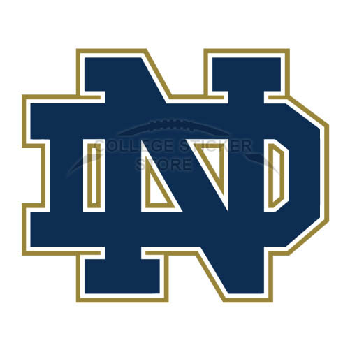 Personal Notre Dame Fighting Irish Iron-on Transfers (Wall Stickers)NO.5725